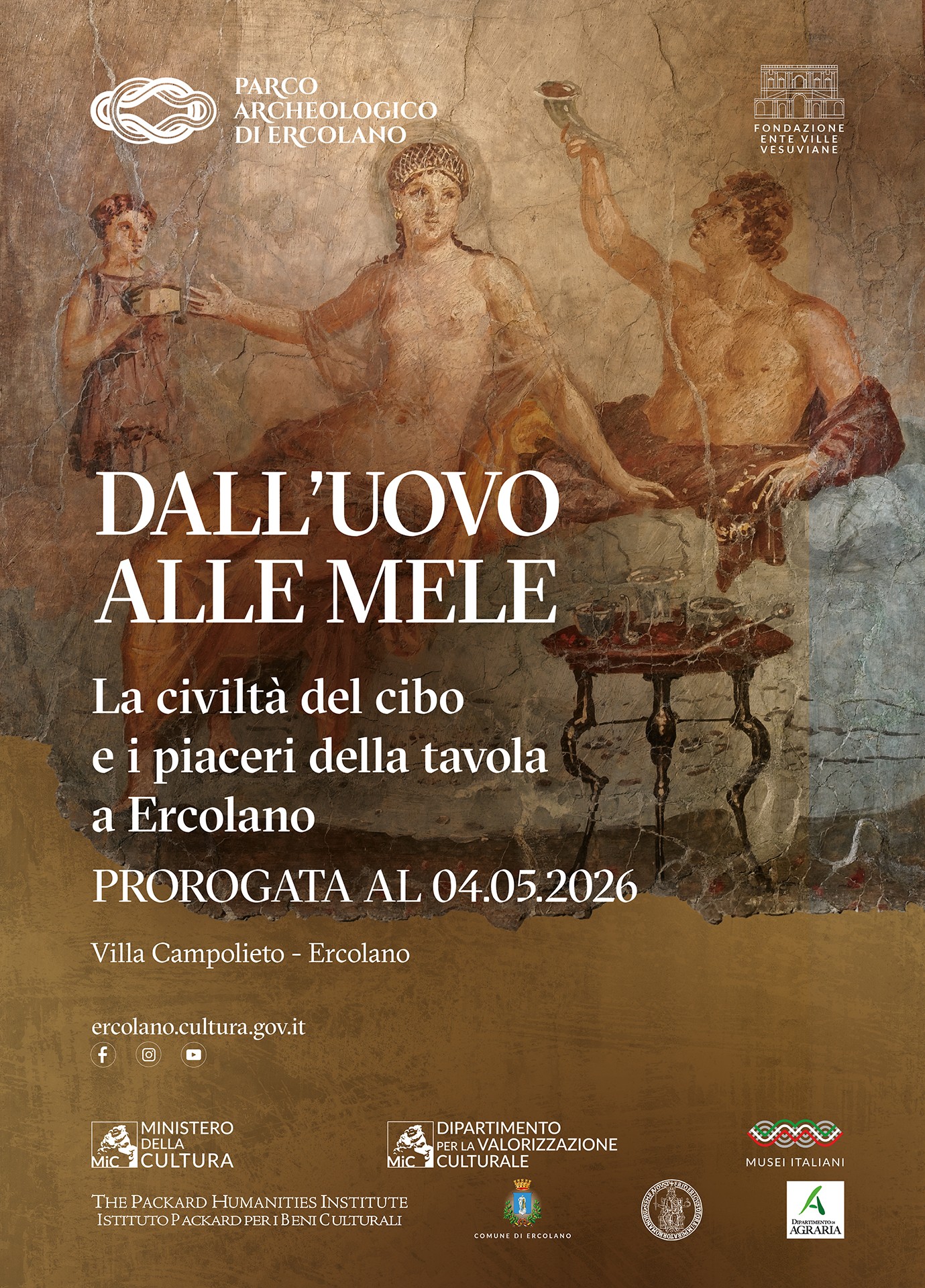 Mostra “Dall’uovo alle mele. La civiltà del cibo e i piaceri della tavola a Ercolano”